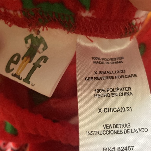 FINAL DROP 🚨 NWOT THE ELF MOVIE Son of a nutcracker unisex drawstring pockets - Picture 3 of 3